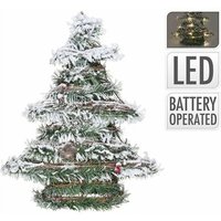 Jardibricodeco - Rattan-Weihnachtsbaum mit Lichtern 40cm von JARDIBRICODECO
