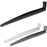 Jardinion klappbare Fallrohrverlängerung 9 x 150cm Entwässerungsrinne für Regenrinne und Dachentwässerungssysteme - Schwarz von JARDINION