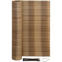 Sichtschutzmatte Rattan Optik - 1 x 3m Hellbraun von JARDINION