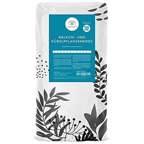 Jasker's Blumenerde für Balkon- & Kübelpflanzen I 20 L I mit Dünger I von JASKER'S