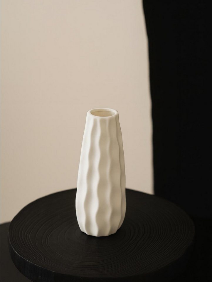 JASLIFE Dekovase Keramik Vase, Minimalistisch, Handgefertigt, Wohnzimmer Deko, zeitloses Design, perfekt als Geschenk JASLIFE Dekovase Keramik Vase, Minimalistisch, Handgefertigt, Wohnzimmer Deko, zeitloses Design, perfekt als Geschenk von JASLIFE