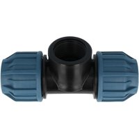 Jason PP-Klemmverbinder T-Stück mit IG Ø 20 x 3/4 Zoll x 20 mm - DVGW zugelassen von Jason