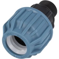 Jason - PP-Klemmverbinder mit ag, ø 50 mm x 1 1/2 Zoll - dvgw zugelassen von Jason