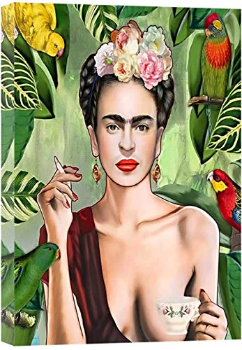 Frida Kahlo Leinwand-Malerei Schöne Frauen Druck Auf Leinwand-Wand-Kunst-Dekor Poster Wohnkultur Bild Für Livng Zimmer, Hotel, Zimmer, Frameless,70×90cm von JASONN