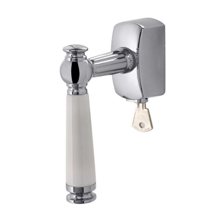 Fenstergriff  abschl. SANSSOUCI eckig Messing pol. von JATEC