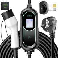 EV-Ladegerät 5M 3,6KW-1,5KW 16A13A10A8A Typ 2 Tragbare Elektroauto-Ladestation Umschaltbarer Strom Hybridauto Einphasiges Schnellladegerät - Jatrhg EV-Ladegerät 5M 3,6KW-1,5KW 16A13A10A8A Typ 2 Tragbare Elektroauto-Ladestation Umschaltbarer Strom Hybridauto Einphasiges Schnellladegerät - Jatrhg von JATRHG