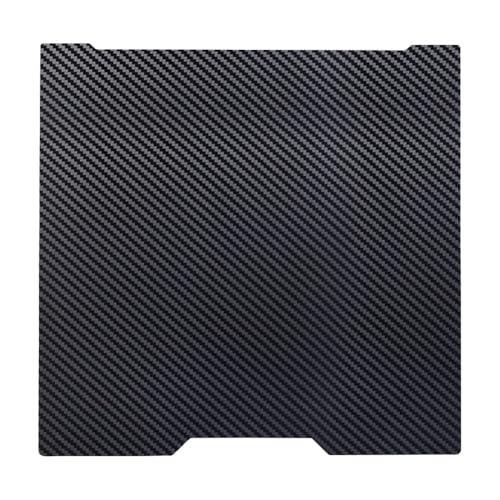JAUEIVER doppelseitige Texturiertes Kohlefaser + Diamant 3D Druckplatte Federstahl Kompatibel mit Bambu Lab H2D von JAUEIVER