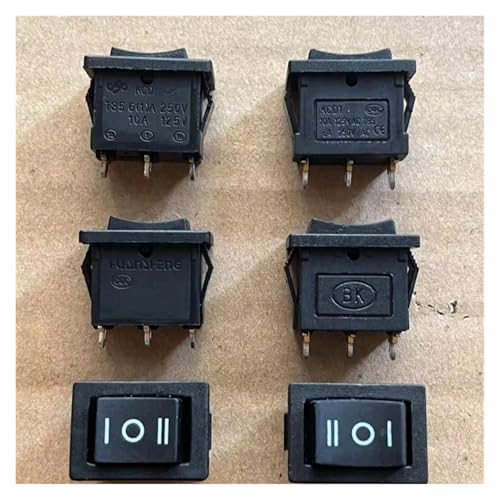 10PCS 15 × 21MM Rocker Rocker Power Button Switch 6A 250V 3 Gear 3-Pin 10PCS 15 × 21MM Rocker Rocker Power Button Switch 6A 250V 3 Gear 3-Pin von JAVJIYAI