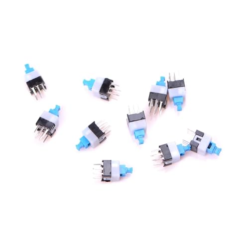 10pcs 7 * 7MM Push 6Pin Self Lock On/Off Button Switch Latching Tactile Power Switch 10pcs 7 * 7MM Push 6Pin Self Lock On/Off Button Switch Latching Tactile Power Switch von JAVJIYAI