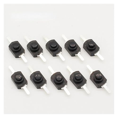 10pcs DC 30V 1A Black On Off Push Button Switch for Torch 10pcs DC 30V 1A Black On Off Push Button Switch for Torch von JAVJIYAI