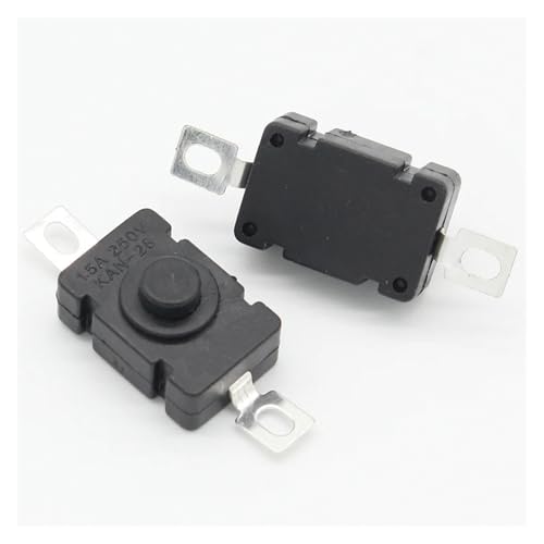 10pcs KAN-28 1.5A250V Flashlight Switches Self Locking SMD Type 18 x 12mm Push Button Switches 1812-28A von JAVJIYAI