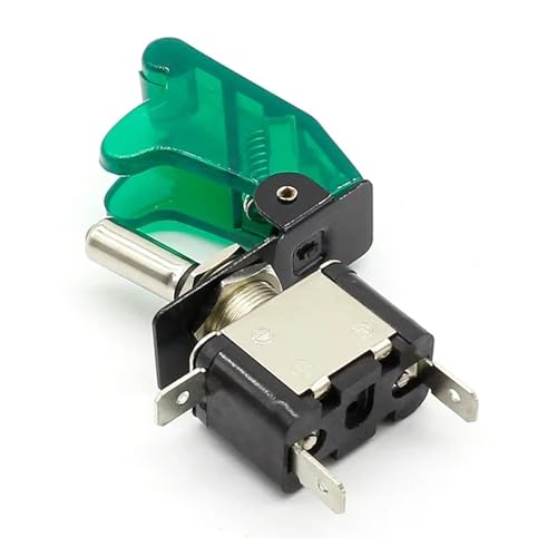 1pcs Green 12V 20A Racing Car Truck Boat Cover LED Push Button Rocker Toggle Switch Control+ cover 1pcs Green 12V 20A Racing Car Truck Boat Cover LED Push Button Rocker Toggle Switch Control+ cover von JAVJIYAI