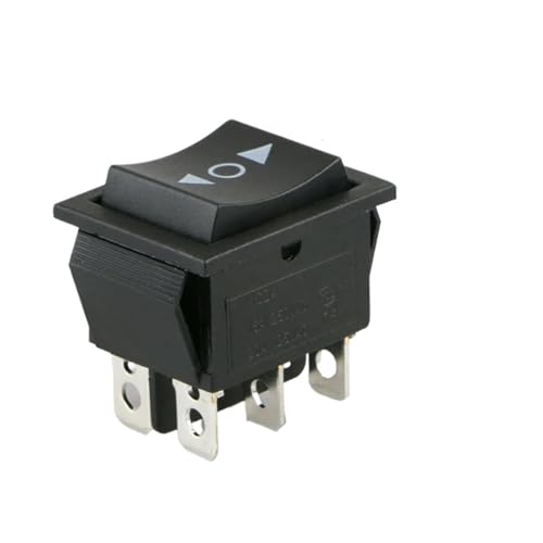 2-pack 6 PIN DPDT Double Pole Double Throw 20 Amp Momentary Rocker Switch Waterproof Momentary Push Button Switch von JAVJIYAI
