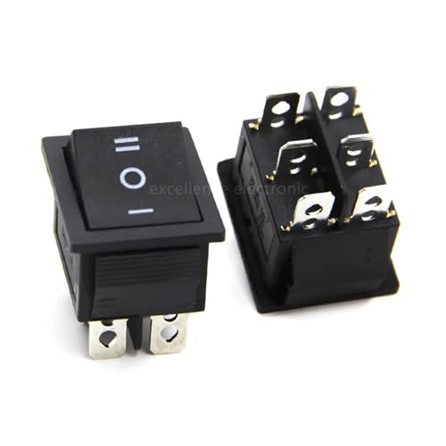 2pc Rocker Switch Power Switch Boat 3 Position 6Pin Button Latching with Lamp Light KCD4 31x25mm On-Off-on DIY 2pc Rocker Switch Power Switch Boat 3 Position 6Pin Button Latching with Lamp Light KCD4 31x25mm On-Off-on DIY von JAVJIYAI