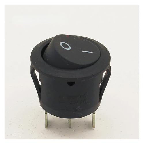 5Pcs Round Black 3 Pin SPDT ON-OFF Rocker Switch Snap-in 5Pcs Round Black 3 Pin SPDT ON-OFF Rocker Switch Snap-in von JAVJIYAI