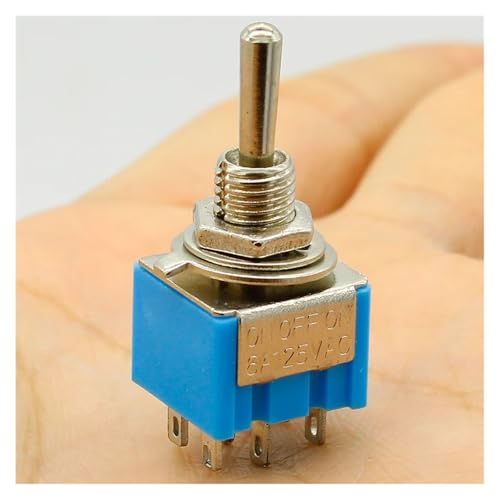5pcs 3 Position 2P2T DPDT ON-OFF-ON Miniature Toggle Switch 5pcs 3 Position 2P2T DPDT ON-OFF-ON Miniature Toggle Switch von JAVJIYAI