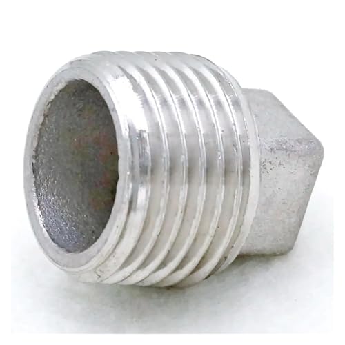 JAVJIYAI 1/2"" Male Threaded Connection 304 Stainless Steel Pipe Fitting Countersunk Square Head Operating Pressure 2.5 Mpa JAVJIYAI 1/2"" Male Threaded Connection 304 Stainless Steel Pipe Fitting Countersunk Square Head Operating Pressure 2.5 Mpa von JAVJIYAI