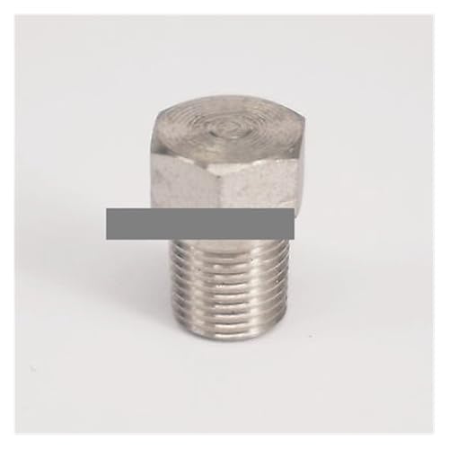 JAVJIYAI 1/8" NPT Male 304 Stainless Steel Hex Head Solid Forged Pipe Fitting Water Gas Oil 3000 PSI von JAVJIYAI