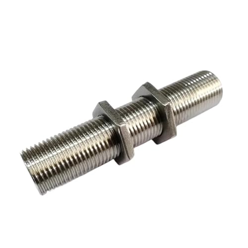 JAVJIYAI 100mm Length 3/4" BSP Full Threaded 304 Stainless Steel Nipple Pipe Fitting Connector for Water Tank von JAVJIYAI