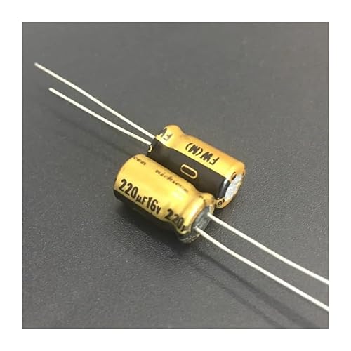 JAVJIYAI 100pcs 220uF 16V FW Series 6.3x11mm 16V220uF Aluminum Electrolytic Capacitor JAVJIYAI 100pcs 220uF 16V FW Series 6.3x11mm 16V220uF Aluminum Electrolytic Capacitor von JAVJIYAI