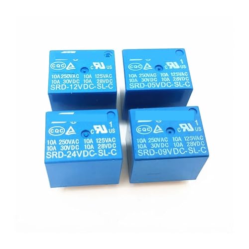 JAVJIYAI 100pcs 5 Pins SRD-05VDC-SL-C 5VDC 10A 250VAC Power Relay PCB Type T73-5V SRD-5VDC-SL-C 10A 125VAC Relay 5v JAVJIYAI 100pcs 5 Pins SRD-05VDC-SL-C 5VDC 10A 250VAC Power Relay PCB Type T73-5V SRD-5VDC-SL-C 10A 125VAC Relay 5v von JAVJIYAI