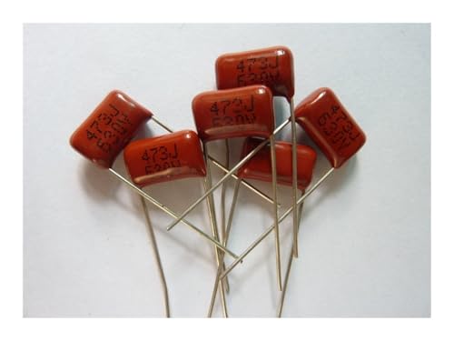 JAVJIYAI 100pcs CBB 473 630V 473J CL21 0.047uF 47nF P10 Metallized Polypropylene Film Capacitor JAVJIYAI 100pcs CBB 473 630V 473J CL21 0.047uF 47nF P10 Metallized Polypropylene Film Capacitor von JAVJIYAI
