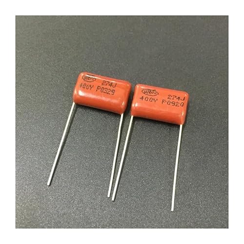 JAVJIYAI 100pcs CBB Capacitor 274 400V 274J 0.27uF 270nF P15 CL21 Metallized Polypropylene Film Capacitor JAVJIYAI 100pcs CBB Capacitor 274 400V 274J 0.27uF 270nF P15 CL21 Metallized Polypropylene Film Capacitor von JAVJIYAI