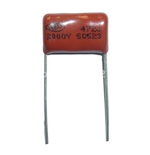 JAVJIYAI 100pcs CBB Capacitor 472 2000V 472J 2KV 4700pF 4.7nF P15 CBB81 Metallized Polypropylene Film Capacitor JAVJIYAI 100pcs CBB Capacitor 472 2000V 472J 2KV 4700pF 4.7nF P15 CBB81 Metallized Polypropylene Film Capacitor von JAVJIYAI