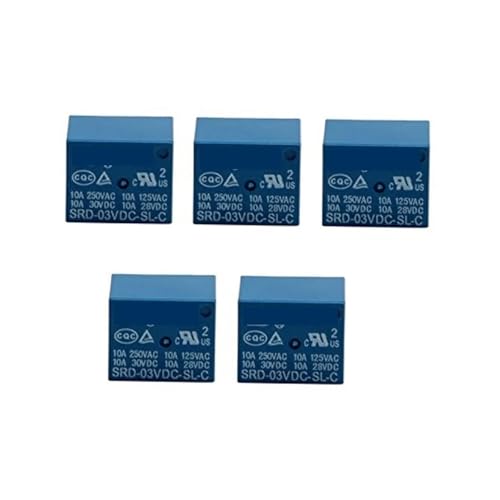 JAVJIYAI 100pcs SRD-03VDC-SL-C 3VDC 10A 250 VAC Power Relay PCB Type T73-3V 5 feet SRD-3VDC-SL-C 3V 250VAC JAVJIYAI 100pcs SRD-03VDC-SL-C 3VDC 10A 250 VAC Power Relay PCB Type T73-3V 5 feet SRD-3VDC-SL-C 3V 250VAC von JAVJIYAI