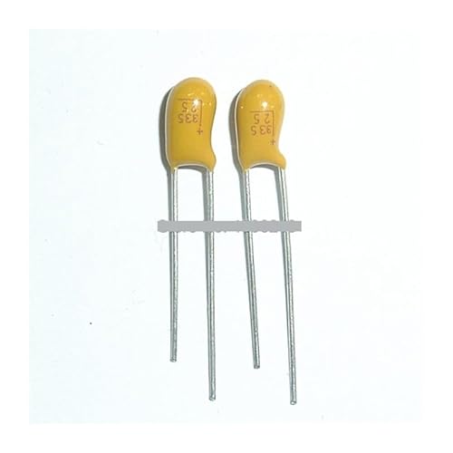 JAVJIYAI 100pcs Tantalum Capacitor 3.3uF 25V 335 25V3.3uF DIP Radial JAVJIYAI 100pcs Tantalum Capacitor 3.3uF 25V 335 25V3.3uF DIP Radial von JAVJIYAI