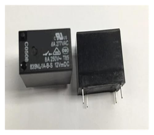 JAVJIYAI 10pcs, 12V Relay 835NL-1A-B-S-12VDC 835NL-1A-B-S 12VDC 835NL1ABS 12VDC 12V DC12V DIP4 JAVJIYAI 10pcs, 12V Relay 835NL-1A-B-S-12VDC 835NL-1A-B-S 12VDC 835NL1ABS 12VDC 12V DC12V DIP4 von JAVJIYAI