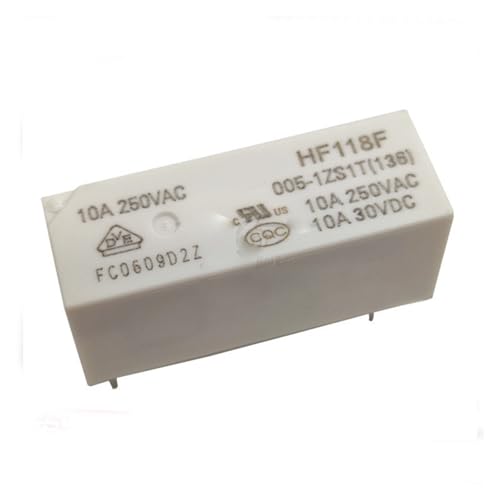 JAVJIYAI 10pcs, Relay HF118F-005-1ZS1T Relay HF118F 005-1ZS1T HF118F0051ZS1T 0051ZS1T 5VDC DC5V 5V DIP5 JAVJIYAI 10pcs, Relay HF118F-005-1ZS1T Relay HF118F 005-1ZS1T HF118F0051ZS1T 0051ZS1T 5VDC DC5V 5V DIP5 von JAVJIYAI