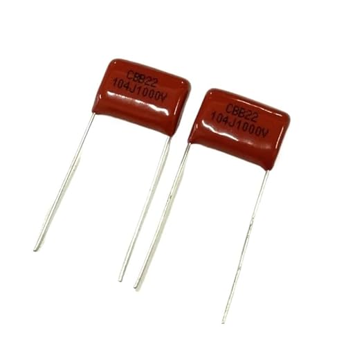 JAVJIYAI 10pcs CBB Capacitor 104 1000V 104J 1KV 0.1uF 100nF P15 CBB22 Metallized Polypropylene Film Capacitor JAVJIYAI 10pcs CBB Capacitor 104 1000V 104J 1KV 0.1uF 100nF P15 CBB22 Metallized Polypropylene Film Capacitor von JAVJIYAI