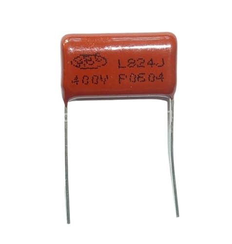 JAVJIYAI 10pcs CBB Capacitor 824 400V 824J 0.82uF 820nF P20 CBB21 Metallized Polypropylene Film Capacitor JAVJIYAI 10pcs CBB Capacitor 824 400V 824J 0.82uF 820nF P20 CBB21 Metallized Polypropylene Film Capacitor von JAVJIYAI