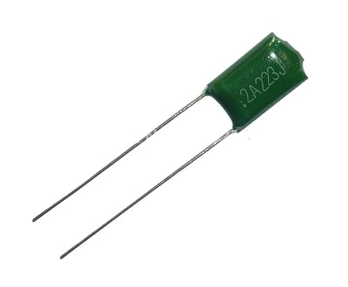 JAVJIYAI 10pcs Mylar Film Capacitor 100V 2A223J 0.022uF 22nF 2A223 5% Polyester Film Capacitor JAVJIYAI 10pcs Mylar Film Capacitor 100V 2A223J 0.022uF 22nF 2A223 5% Polyester Film Capacitor von JAVJIYAI