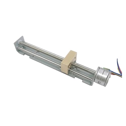JAVJIYAI 15mm DC 5V 6V 2-Phase 4-Wire Precision Linear Actuator Stepping Electronic Starter Stepper Screw Nut 90mm Long Stroke DIY 3D Printer JAVJIYAI 15mm DC 5V 6V 2-Phase 4-Wire Precision Linear Actuator Stepping Electronic Starter Stepper Screw Nut 90mm Long Stroke DIY 3D Printer von JAVJIYAI