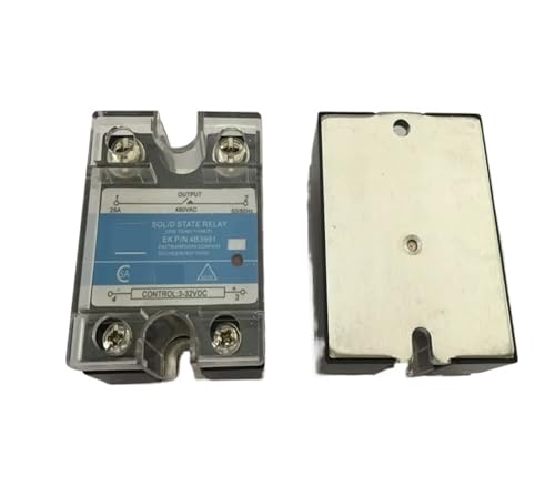 JAVJIYAI 1PCS 25A SSR, Input 3-32VDC Output 24-480VAC Single Phase solid State Relay JAVJIYAI 1PCS 25A SSR, Input 3-32VDC Output 24-480VAC Single Phase solid State Relay von JAVJIYAI
