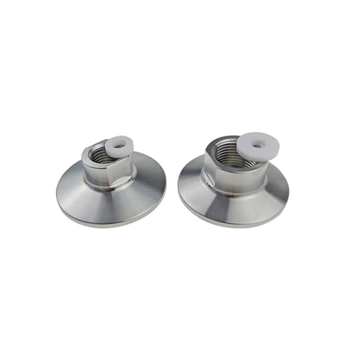 JAVJIYAI 1pc 1.5" Tri Clamp to M14*1.5 Female Coupler SUS 304 Stainless Steel Pipe Fitting Pressure Gauge von JAVJIYAI