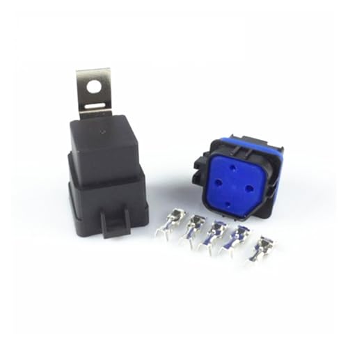 JAVJIYAI 1pcs Automotive Relay NO Normally Open + NC Normally Closed 40A 12V 5P Full Waterproof Integrated with Relay seat JAVJIYAI 1pcs Automotive Relay NO Normally Open + NC Normally Closed 40A 12V 5P Full Waterproof Integrated with Relay seat von JAVJIYAI