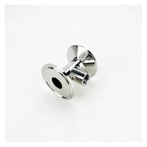 JAVJIYAI 3/4"(19mm) OD50.5mm Tri Clamp Pipe with Middle 1/4" Female Thread for Homebrew, Adapter Stainless Steel304 von JAVJIYAI