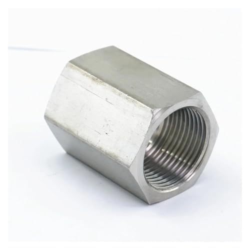 JAVJIYAI 3/4" Female 304 Stainless Steel Hex Nut Rod Pipe Fitting Connector Adapter Max Pressure 600 Bar JAVJIYAI 3/4" Female 304 Stainless Steel Hex Nut Rod Pipe Fitting Connector Adapter Max Pressure 600 Bar von JAVJIYAI