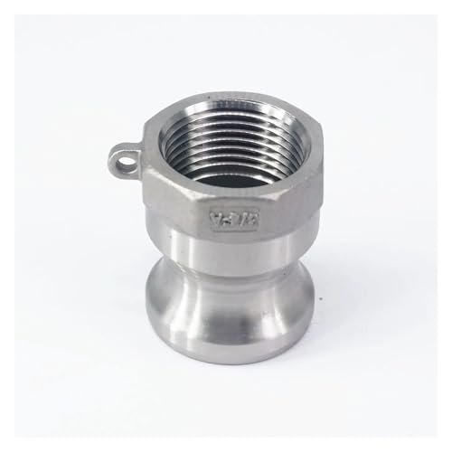 JAVJIYAI 3/4" Female Thread 304 Stainless Steel Type A Camlock Fitting Cam and Groove Coupling JAVJIYAI 3/4" Female Thread 304 Stainless Steel Type A Camlock Fitting Cam and Groove Coupling von JAVJIYAI