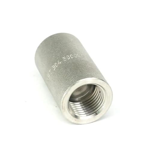 JAVJIYAI 3/4" NPT Female 3000 PSI 304 Stainless Steel Full Socket Coupler Forged Pipe Fitting Water Gas Oil von JAVJIYAI