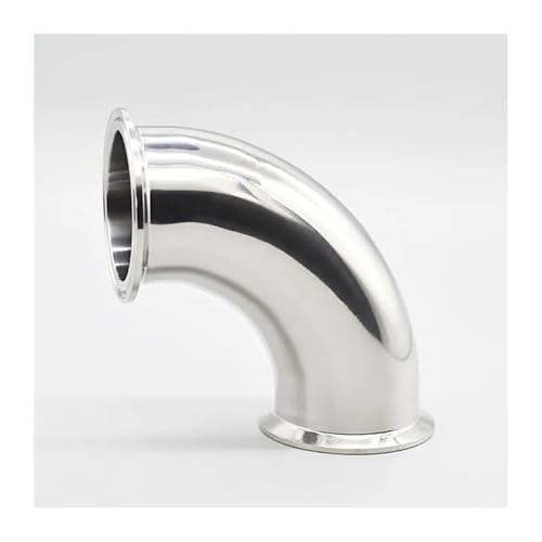 JAVJIYAI 3"(76mm) OD91mm 90 Degree Pipe Bend, Tri-clamp Connection Elbow Pipe Fitting,SS304 von JAVJIYAI