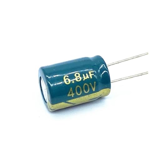 JAVJIYAI 30Pcs/Lots High Frequency Low impedance 400V 6.8uF Aluminum electrolytic Capacitor Size 10 * 13MM 20% von JAVJIYAI