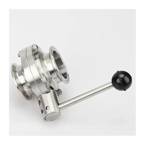 JAVJIYAI 4"(102mm) Ferrule 119mm Tri Clamp Valve 304 Stainless Steel for Homebrew Beer Dairy Product von JAVJIYAI