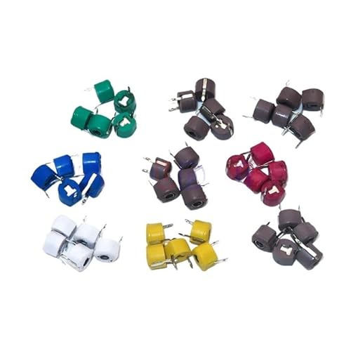 JAVJIYAI 45PCS Variable Trimmer Capacitor Assorted Kit JML06 5pf 10pf 20pf 30pf 40pf 50pf 60pf 70pf 120pf Adjustable Capacitors Set Pack JAVJIYAI 45PCS Variable Trimmer Capacitor Assorted Kit JML06 5pf 10pf 20pf 30pf 40pf 50pf 60pf 70pf 120pf Adjustable Capacitors Set Pack von JAVJIYAI