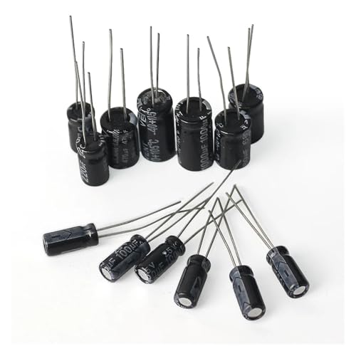 JAVJIYAI 500PCS 0.1uF~1000uF Electrolytic Capacitors Assorted Aluminum Kit Box 10V 16V 25V 50V 24 Kinds Capacitor Set JAVJIYAI 500PCS 0.1uF~1000uF Electrolytic Capacitors Assorted Aluminum Kit Box 10V 16V 25V 50V 24 Kinds Capacitor Set von JAVJIYAI