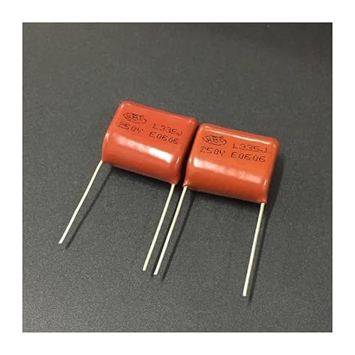 JAVJIYAI 50pcs CBB 335 250V 335J CL21 3.3uF 3300nF P20 Metallized Polypropylene Film Capacitor von JAVJIYAI