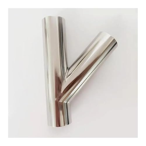 JAVJIYAI 89mm 3.5" Pipe OD Butt Welding Oblique Y-Shaped 3 Way SUS 304 Stainless Fitting Spliter Homebrew Beer Wine JAVJIYAI 89mm 3.5" Pipe OD Butt Welding Oblique Y-Shaped 3 Way SUS 304 Stainless Fitting Spliter Homebrew Beer Wine von JAVJIYAI